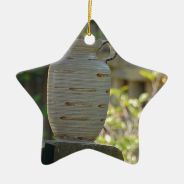 Ornamento De Cerâmica Vida estática (Frente)