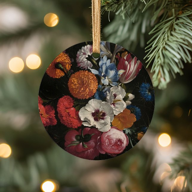 Ornamento De Cerâmica Vida Estática com Buquê de Flores | Johan Johnsen (Criador carregado)