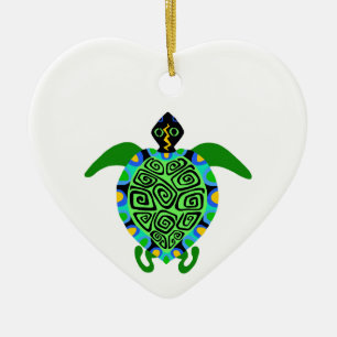 Ornamento De Cerâmica Vida Selvagem - TÚTLE Marítima - Marinha - Aquátic