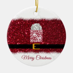 Ornamento De Cerâmica Vídeo da família e foto-Natal - exclusivo