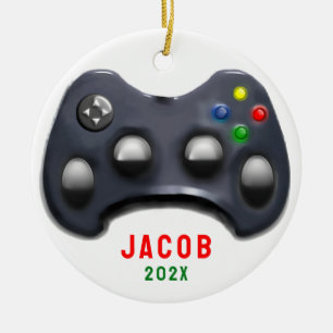 Ornamento De Cerâmica Vídeo Game Personalizado Colecionável 2026