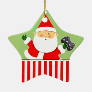 Ornamento De Cerâmica Vídeo Gamer Foliday Gift Cerâmica Ornament