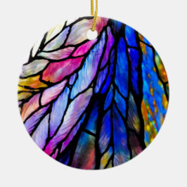 Ornamento De Cerâmica Vidro Arrefecido, Tiffany - Estilo