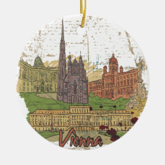 Ornamento De Cerâmica Viena