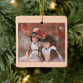 Ornamento De Cerâmica Village Children (1890) por John Singer Sargent