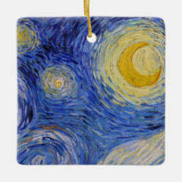 Ornamento De Cerâmica Vincent Van Gogh - A noite de Starry