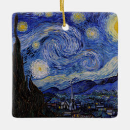 Ornamento De Cerâmica Vincent Van Gogh - A noite de Starry
