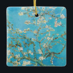 Ornamento De Cerâmica Vincent van Gogh - Almond Blossom<br><div class="desc">Flor de amêndoa / Ramificações com Flor de Amêndoa - Vincent van Gogh,  Oil on Canvas,  1890</div>