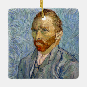 Ornamento De Cerâmica Vincent Van Gogh - Autorretrato