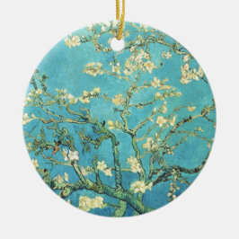 Ornamento De Cerâmica Vincent van Gogh Blossomong Almond Tree