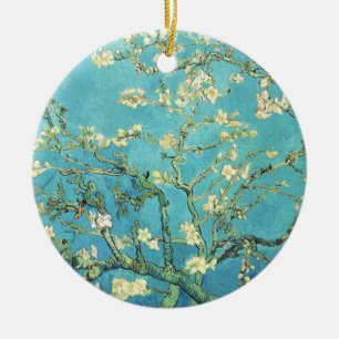 Ornamento De Cerâmica Vincent van Gogh Blossomong Almond Tree