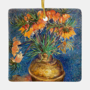 Ornamento De Cerâmica Vincent van Gogh - Fritilárias Imperiais