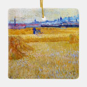 Ornamento De Cerâmica Vincent van Gogh - Os Ceifeiros