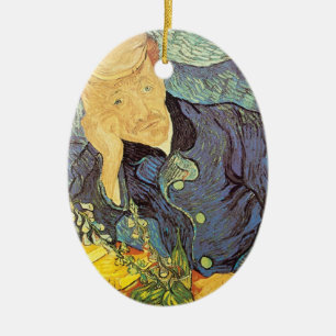 Ornamento De Cerâmica Vincent van Gogh - Retrato do Dr. Gachet