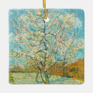 Ornamento De Cerâmica Vincent van Gogh - Roseira em Flor