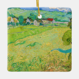 Ornamento De Cerâmica Vincent van Gogh - Vista dos navios perto de Auver