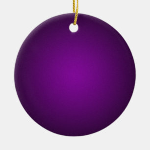 Ornamento De Cerâmica Vinheta-Preta-Roxo-Cinzento