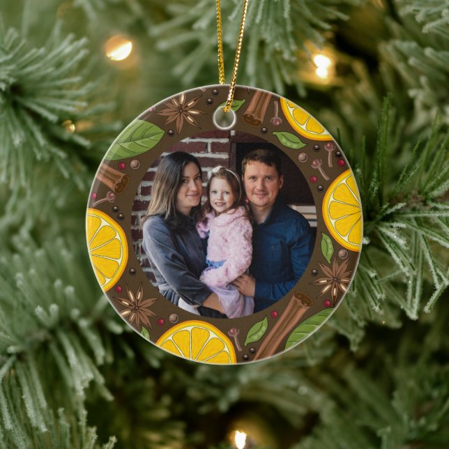 Ornamento De Cerâmica Vinho marrom apimentado (Árvore)