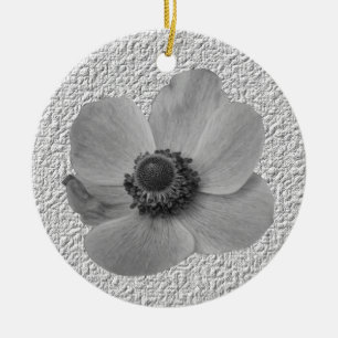Ornamento De Cerâmica Vintage Anemone Ornament