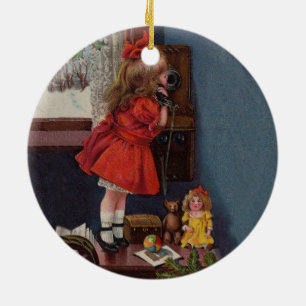 Ornamento De Cerâmica Vintage de Natal