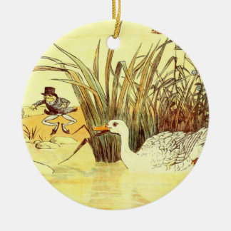 Ornamento De Cerâmica Vintage Duck n.o 7