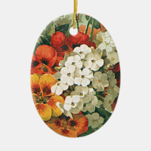 Ornamento De Cerâmica Vintage Eastman's Seed Catalog Art, 1897