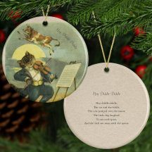 Vintage Ei Diddle Diddle Nursery Rhyme Natal