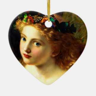 Ornamento De Cerâmica Vintage Fairy