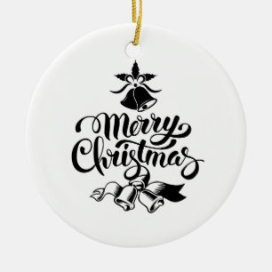 Ornamento De Cerâmica Vintage Felry Christmas