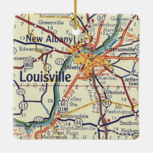 Ornamento De Cerâmica Vintage Louisville KY