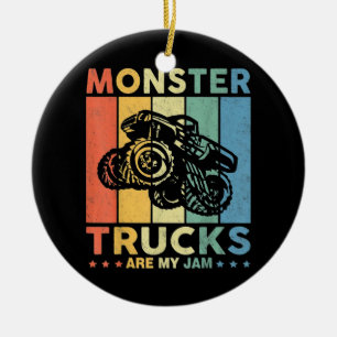 Ornamento De Cerâmica Vintage Monster Truck É Meu Emperramento