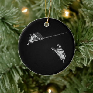 Ornamento De Cerâmica Vintage Music, Mãos de Condutor com Baton