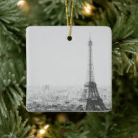 Vintage Paris Eiffel Tower Black White Photoshop