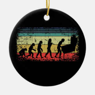 Ornamento De Cerâmica Vintage Pinball Evolution Pinball Retro