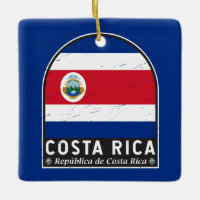 Vintagem Afetada do Sinalizador da Costa Rica