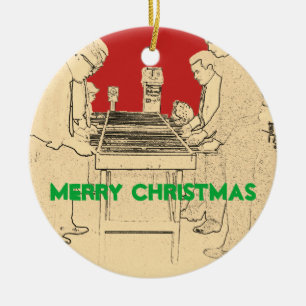 ORNAMENTO DE CERÂMICA VINTAGEM FUZBOLL FOTO DE ARTE FOTOGRÁFICA FUZBOLL 