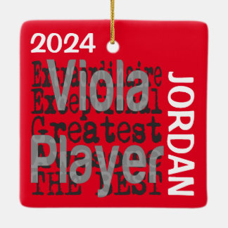 Ornamento De Cerâmica Viola Player Extraordinaire CUSTOM