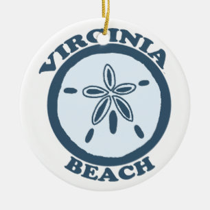 Ornamento De Cerâmica Virginia Beach.