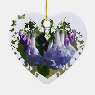 Ornamento De Cerâmica Virginia Bluebells Wildflorls