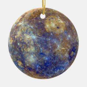 Ornamento De Cerâmica Visão Colorida do Mercúrio