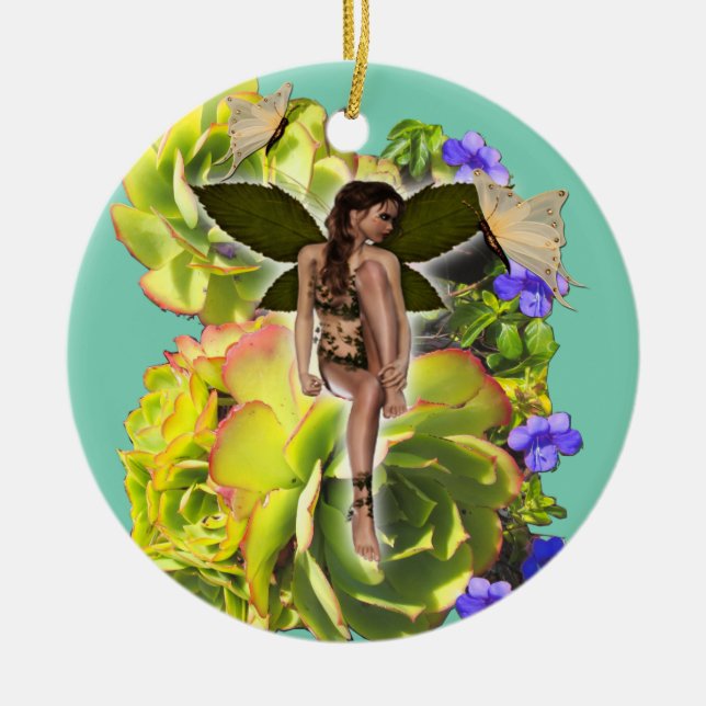 Ornamento De Cerâmica Visitantes vencedores de Rosette (Frente)