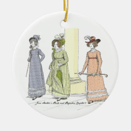 Ornamento De Cerâmica Visite a Netherlands Jane Austen Orgulho e Preconc