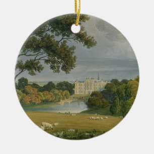 Ornamento De Cerâmica Vista da casa de Burghley, assento do marquês de