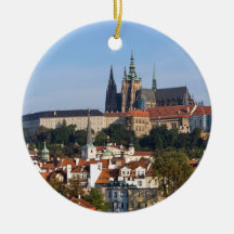 Vista da cidade velha e do castelo de Praga, Repúb