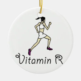 Ornamento De Cerâmica Vitamina R