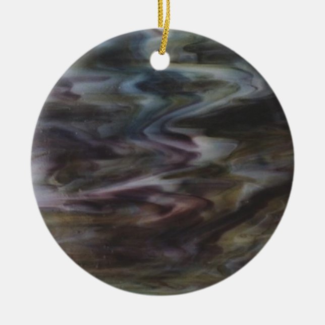 Ornamento De Cerâmica Vitral (Frente)