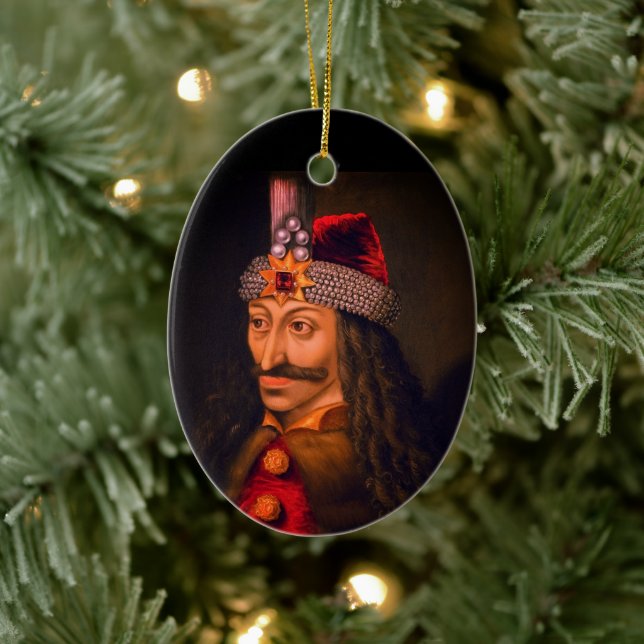 Ornamento De Cerâmica Vlad, o Impaler - Drácula (Árvore)