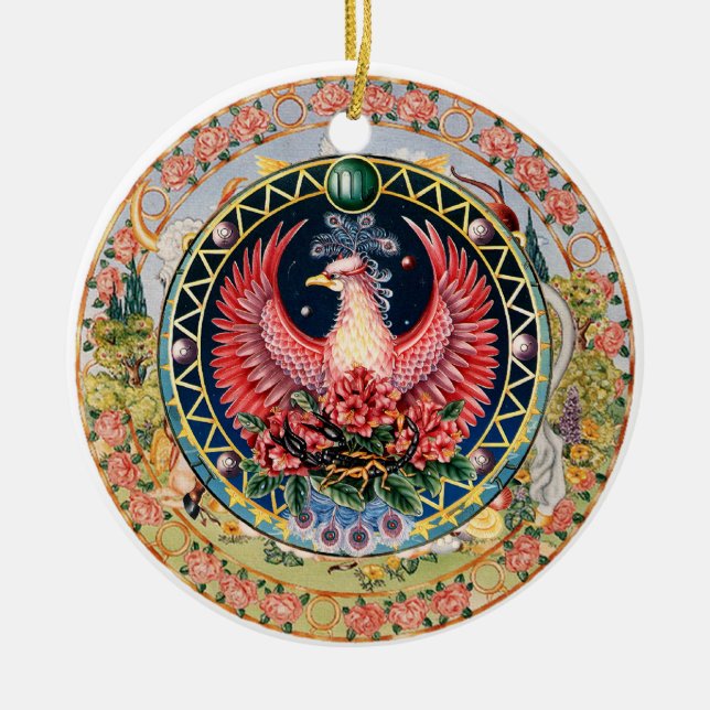 Ornamento De Cerâmica Você e mim - personalize-o! (Frente)