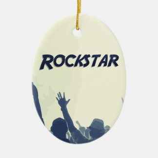 Ornamento De Cerâmica Você é um Rockstar!