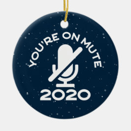 Ornamento De Cerâmica Você está no mudo, trabalho engraçado de casa